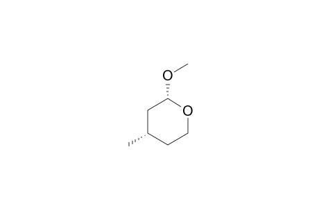 cis-Tetrahydro-2-methoxy-4-methylpyran