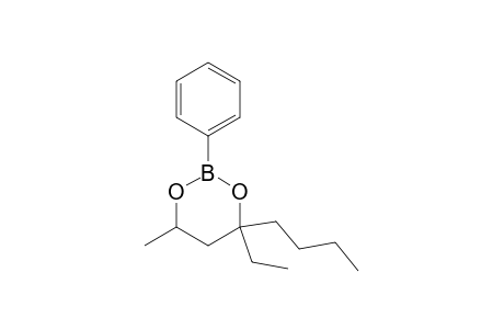 4-Butyl-4-ethyl-6-methyl-2-phenyl-1,3,2-dioxaborinane