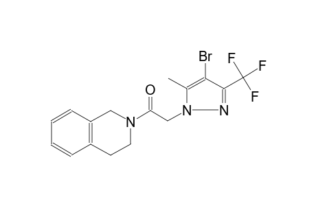 2-{[4-bromo-5-methyl-3-(trifluoromethyl)-1H-pyrazol-1-yl]acetyl}-1,2,3,4-tetrahydroisoquinoline