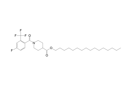 Isonipecotic acid, N-(4-fluoro-2-trifluoromethylbenzoyl)-, hexadecyl ester