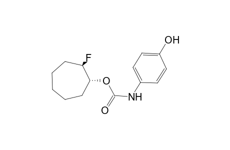 t-2-Fluorocycloheptyl-N-(p-hydroxyphenyl)carbamate