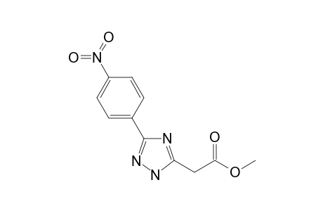 methyl 2-[5-(4-nitrophenyl)-2H-1,2,4-triazol-3-yl]acetate