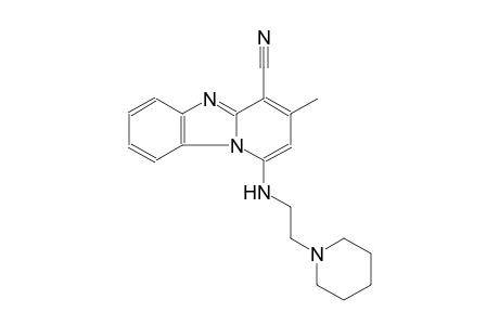 3-methyl-1-{[2-(1-piperidinyl)ethyl]amino}pyrido[1,2-a]benzimidazole-4-carbonitrile
