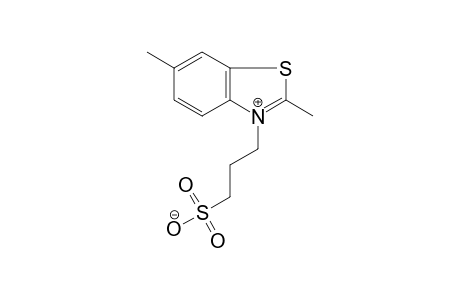 3-(2,6-Dimethyl-1,3-benzothiazol-3-ium-3-yl)-1-propanesulfonate