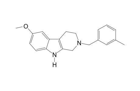 N2-(3-Methylbenzyl)-5-methoxytryptamine-A (CH2O,-H2O)