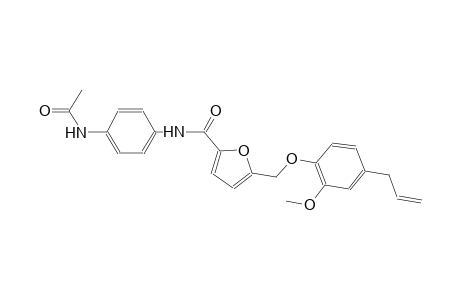 N-[4-(acetylamino)phenyl]-5-[(4-allyl-2-methoxyphenoxy)methyl]-2-furamide