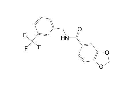 N-[3-(trifluoromethyl)benzyl]-1,3-benzodioxole-5-carboxamide
