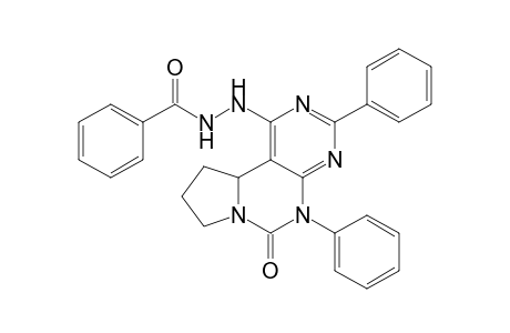N'-(3,5-Diphenyl-8,9,10,10a-tetrahydropyrimido[5,4-e]pyrrolo[1,2-c]pyrimidin-6-one-1-yl)benzoic acid hydrazide