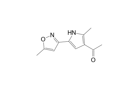 Ethanone, 1-[2-methyl-5-(5-methyl-3-isoxazolyl)-1H-pyrrol-3-yl]-