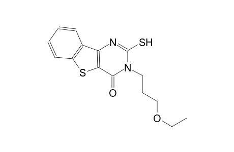 3-(3-ethoxypropyl)-2-sulfanyl[1]benzothieno[3,2-d]pyrimidin-4(3H)-one
