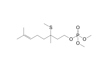 Dimethyl [3,7-dimethyl-3-(methylthio)oct-6-enyl]phosphate