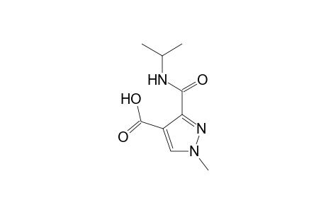 1H-Pyrazole-4-carboxylic acid, 1-methyl-3-[[(1-methylethyl)amino]carbonyl]-