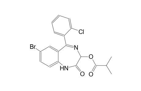 propanoic acid, 2-methyl-, 7-bromo-5-(2-chlorophenyl)-2,3-dihydro-2-oxo-1H-1,4-benzodiazepin-3-yl ester