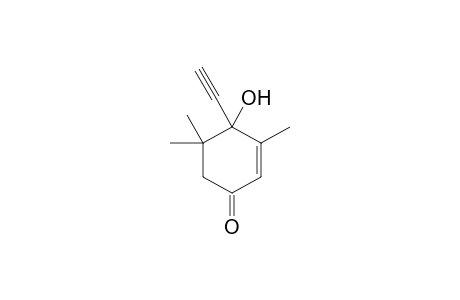 2-Cyclohexen-1-one, 4-ethynyl-4-hydroxy-3,5,5-trimethyl-