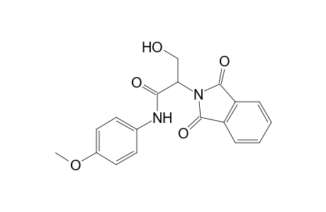 2H-Isoindole-2-acetamide, 1,3-dihydro-.alpha.-(hydroxymethyl)-N-(4-methoxyphenyl)-1,3-dioxo-