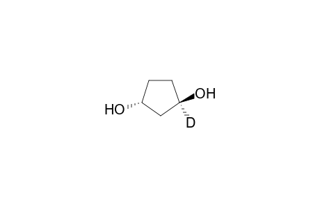 1-Deuterio-trans-1,3-dihydroxy-cyclopentane