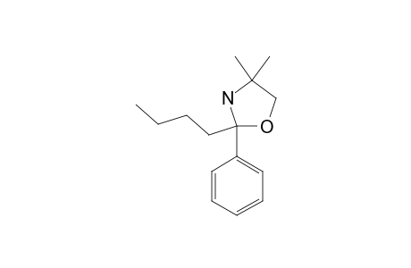 2-N-BUTYL-4,4-DIMETHYL-2-PHENYLOXAZOLIDINE