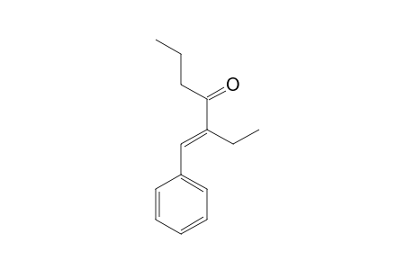 4-Heptanone, 3-(phenylmethylene)-
