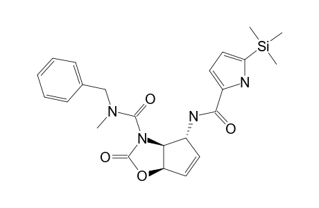 (3aS,4R,6aR)-N-(benzyl)-2-keto-N-methyl-4-[(5-trimethylsilyl1H-pyrrole-2-carbonyl)amino]-4,6a-dihydro-3aH-cyclopenta[d]oxazole-3-carboxamide