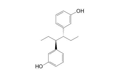 meso-3,3'-(1,2-diethylethylene)diphenol