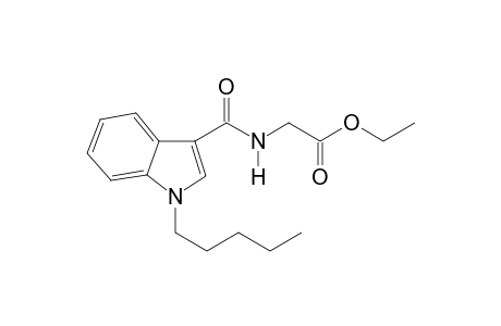 Ethyl ([(1-pentyl-1H-indol-3-yl)carbonyl]amino)acetate