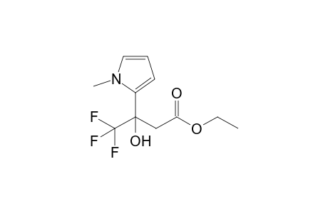 Ethyl 4,4,4-trifluoro-3-hydroxy-3-(1-methylpyrrol-2-yl)butanoate