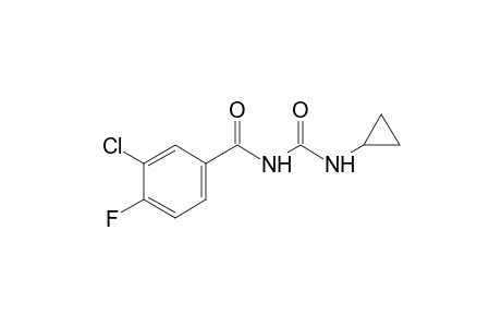 1-(3-chloro-4-fluorobenzoyl)-3-cyclopropylurea