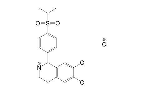 1-[p-(ISOPROPYLSULFONYL)PHENYL]-1,2,3,4-TETRAHYDRO-6,7-ISOQUINOLINEDIOL, HYDROCHLORIDE