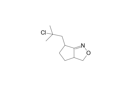 6-(2-Chloro-2-methylpropyl)-3a,4,5,6-tetrahydro-3H-cyclopent[c]isoxazole
