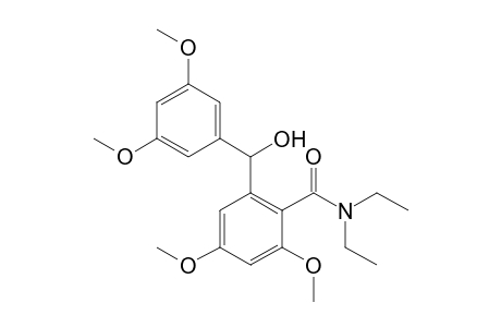 N,N-Diethyl 2,4-dimethoxy-6-[(3',5'-dimethoxyphenyl)hydroxymethyl]-benzamide