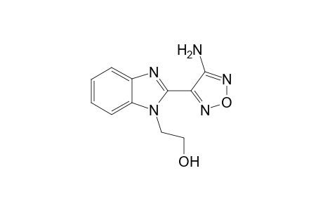 1H-1,3-Benzimidazole-1-ethanol, 2-(4-amino-1,2,5-oxadiazol-3-yl)-