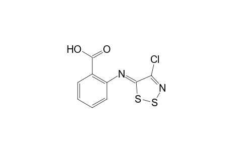 N-(4-Chloro-5H-1,2,3-dithiazol-5-ylidene)anthranillic acid