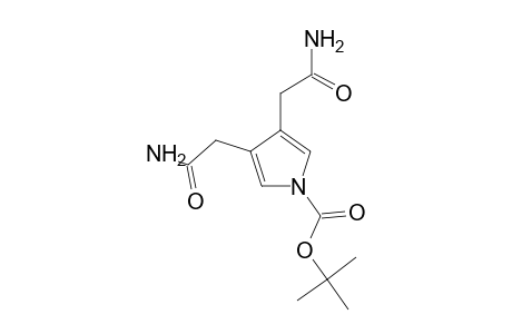 3,4-Bis-carbamoylmethyl-pyrrole-1-carboxylic acid, t-butyl ester