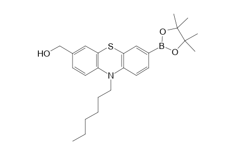 10-Hexyl-7-(4,4,5,5-tetramethyl[1,3,2]dioxaborolan-2-yl)-10H-phenothiazine-3-yl]methanol