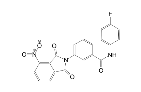 N-(4-fluorophenyl)-3-(4-nitro-1,3-dioxo-1,3-dihydro-2H-isoindol-2-yl)benzamide