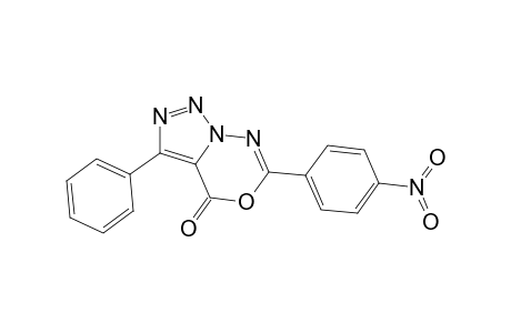 6-(4-Nitrophenyl)-3-phenyl-4H-[1,2,3]triazolo[1,5-d][1,3,4]oxadiazin-4-one