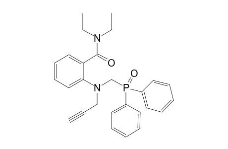 2-[N-[(diphenylphosphinoyl)methyl]-N-(prop-2-yn-1-yl)amino]-N',N'-diethylbenzamide