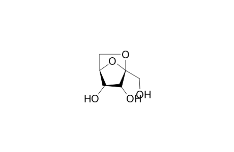 2,6-Anhydro-.beta.,D-fuctofuranose