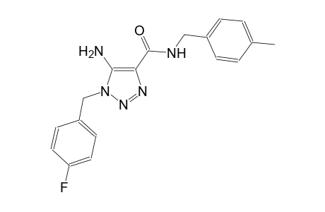 1H-1,2,3-triazole-4-carboxamide, 5-amino-1-[(4-fluorophenyl)methyl]-N-[(4-methylphenyl)methyl]-