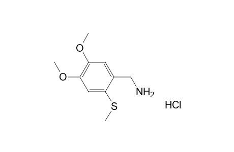 4,5-Dimethoxy-2-methylthiobenzylamine hydrochlride