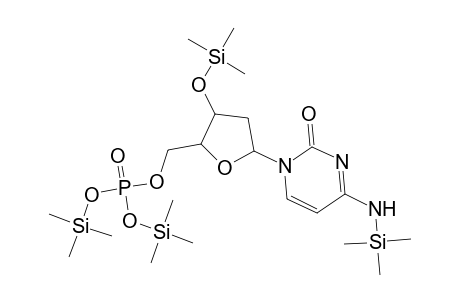 Cytidine, 2'-deoxy-N-(trimethylsilyl)-3'-O-(trimethylsilyl)-, 5'-[bis(trimethylsilyl) phosphate]