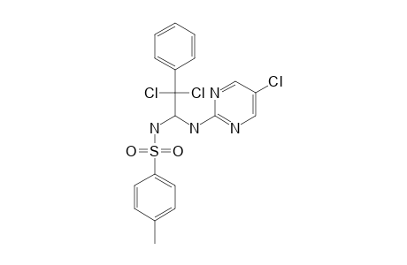 N-[2,2-DICHLORO-1-[(5-CHLORO-PYRIMIDIN-2-YL)-AMINO]-2-PHENYL-ETHYL]-4-METHYL-BENZENESULFONAMIDE