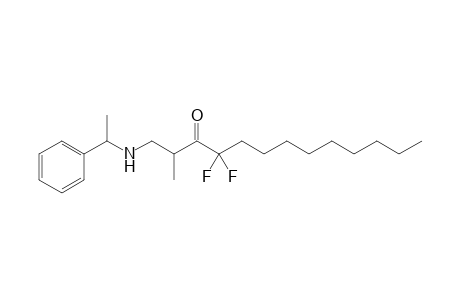 4,4-Difluoro-2-methyl-1-[(1'-phenylethyl)amino]tridecan-3-one