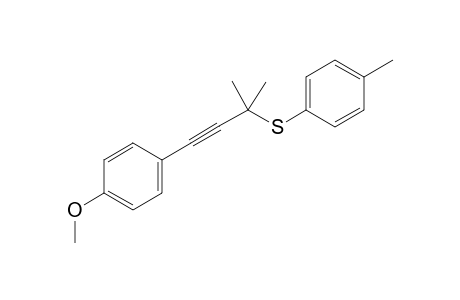 [4-(4-Methoxyphenyl)-2-methylbut-3-yn-2-yl] (p-Tolyl) Sulfide