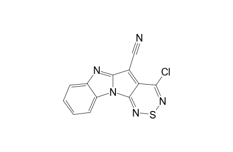 4-Chloro-5-cyano[1,2,6]thiadiazino[3',4':5,4]pyrrolo[1,2-a]benzimidazole