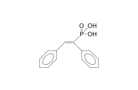 (E)-1,2-Diphenyl-vinylphosphonic acid
