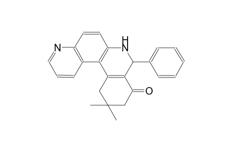 Dibenzo[c,f]1,7-naphthyridin-9(7H)-one, 8,10,11,12-tetrahydro-11,11-dimethyl-8-phenyl-