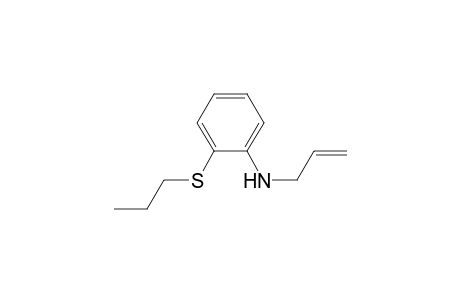 Benzenamine, N-2-propenyl-2-(propylthio)-