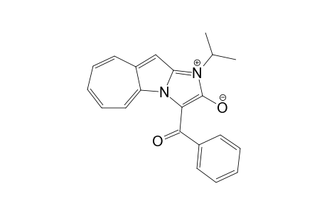 3-Benzoyl-2-hydroxy-1-isopropyl-1,3a-diazacylopent[a]azulenium hydroxide