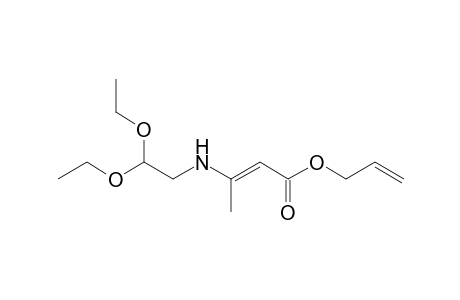 Allyl 3-[(2,2-Diethoxyethyl)amino]but-2-enoate